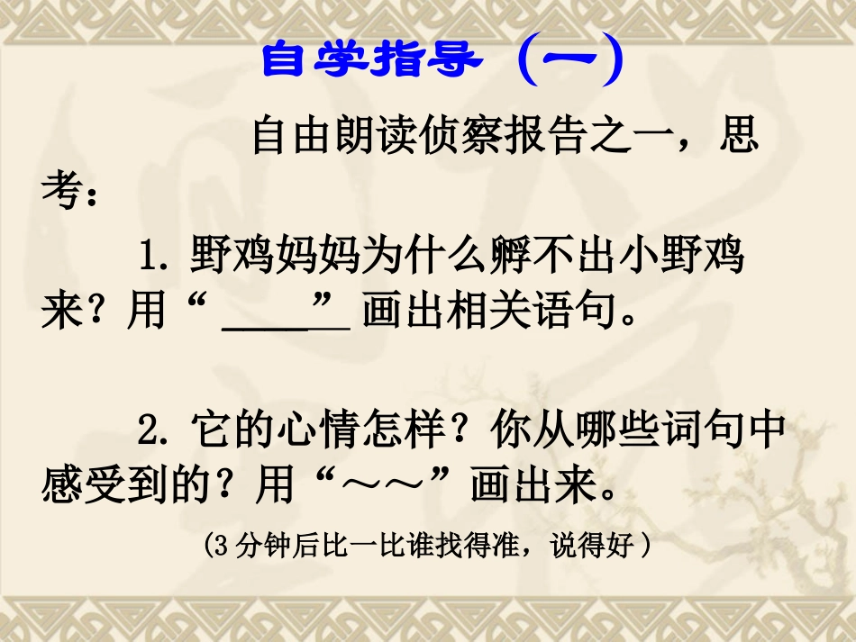 鸟儿的侦察报告_第3页