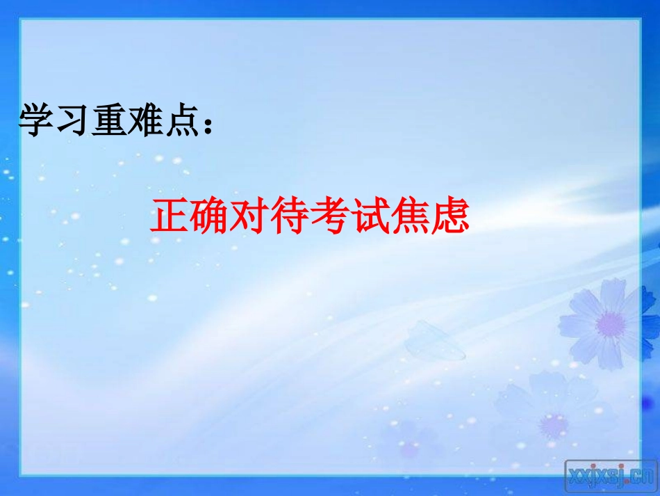 正确面对学习压力与考试焦虑_第2页