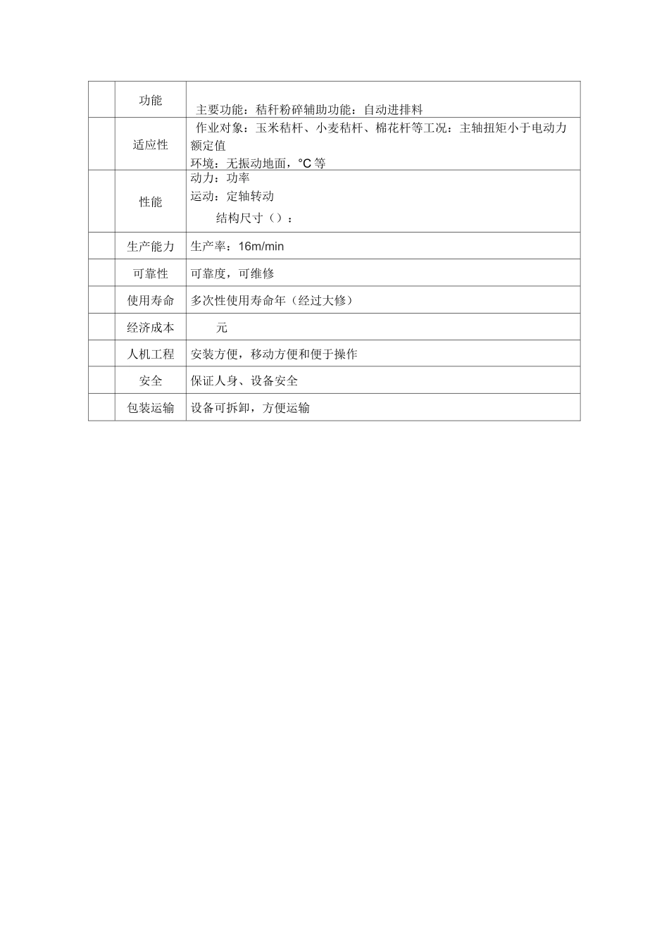 秸秆破碎机的设计(机械设计)_第3页