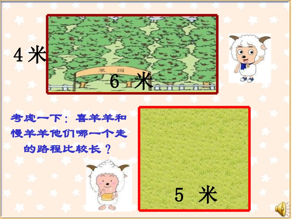 人教2011版小学数学三年级长方形和正方形的周长_第3页