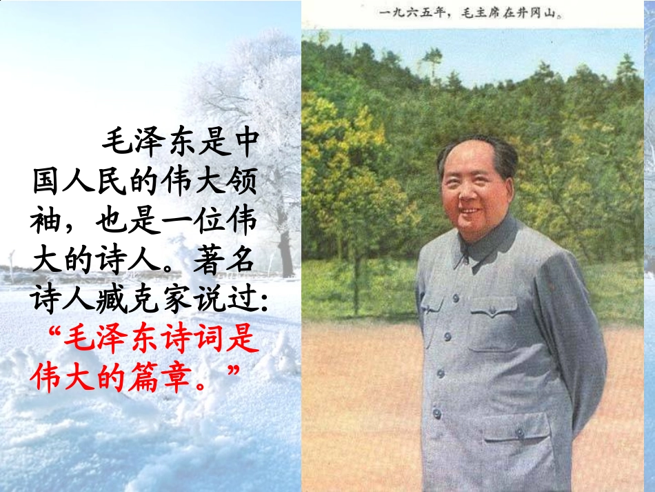 《沁园春--雪》参考课件3_第1页