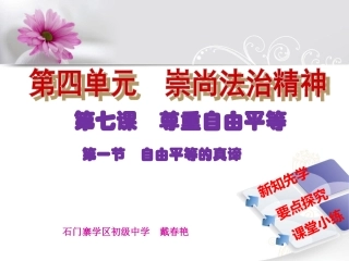 自由平等的真谛