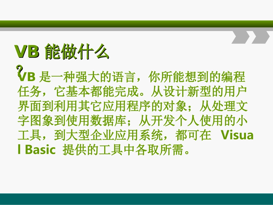 2.1.1VB语言概述_第2页