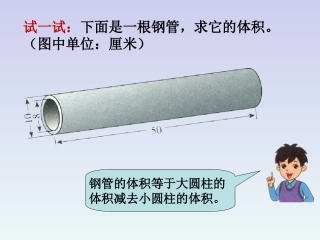 试一试-圆柱的体积