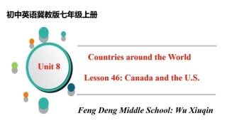 Lesson46CanadaandTheU.S
