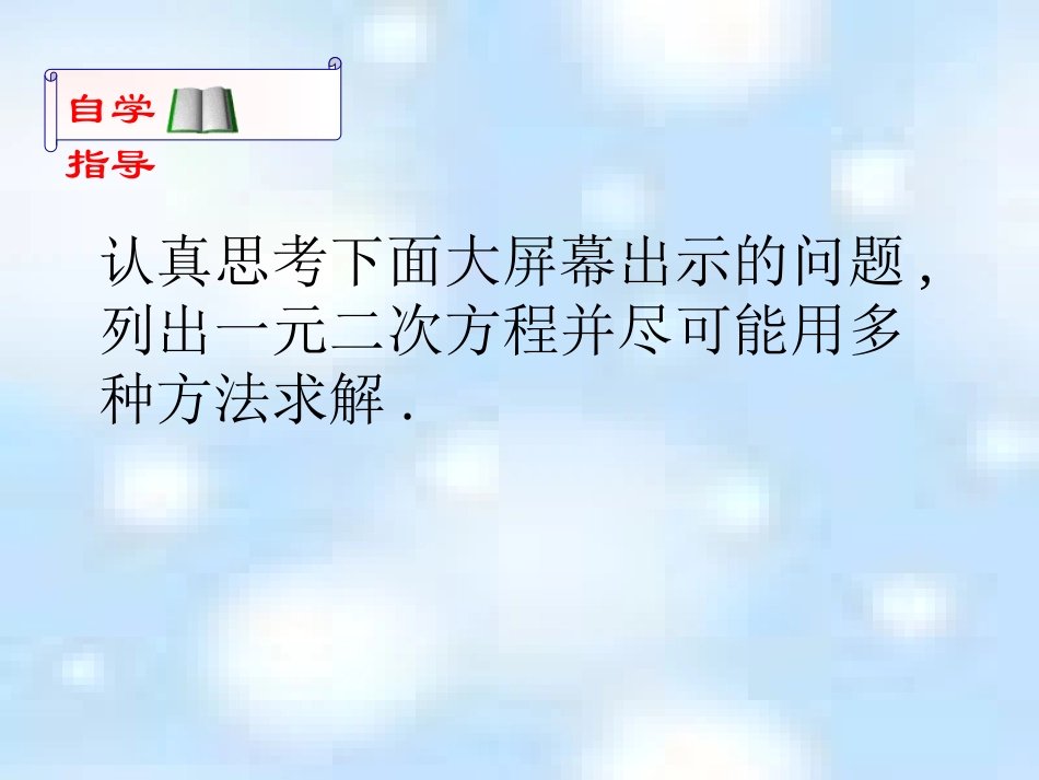 一元二次方程的解法----因式分解法_第3页