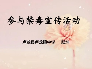 5.参与禁毒宣传活动