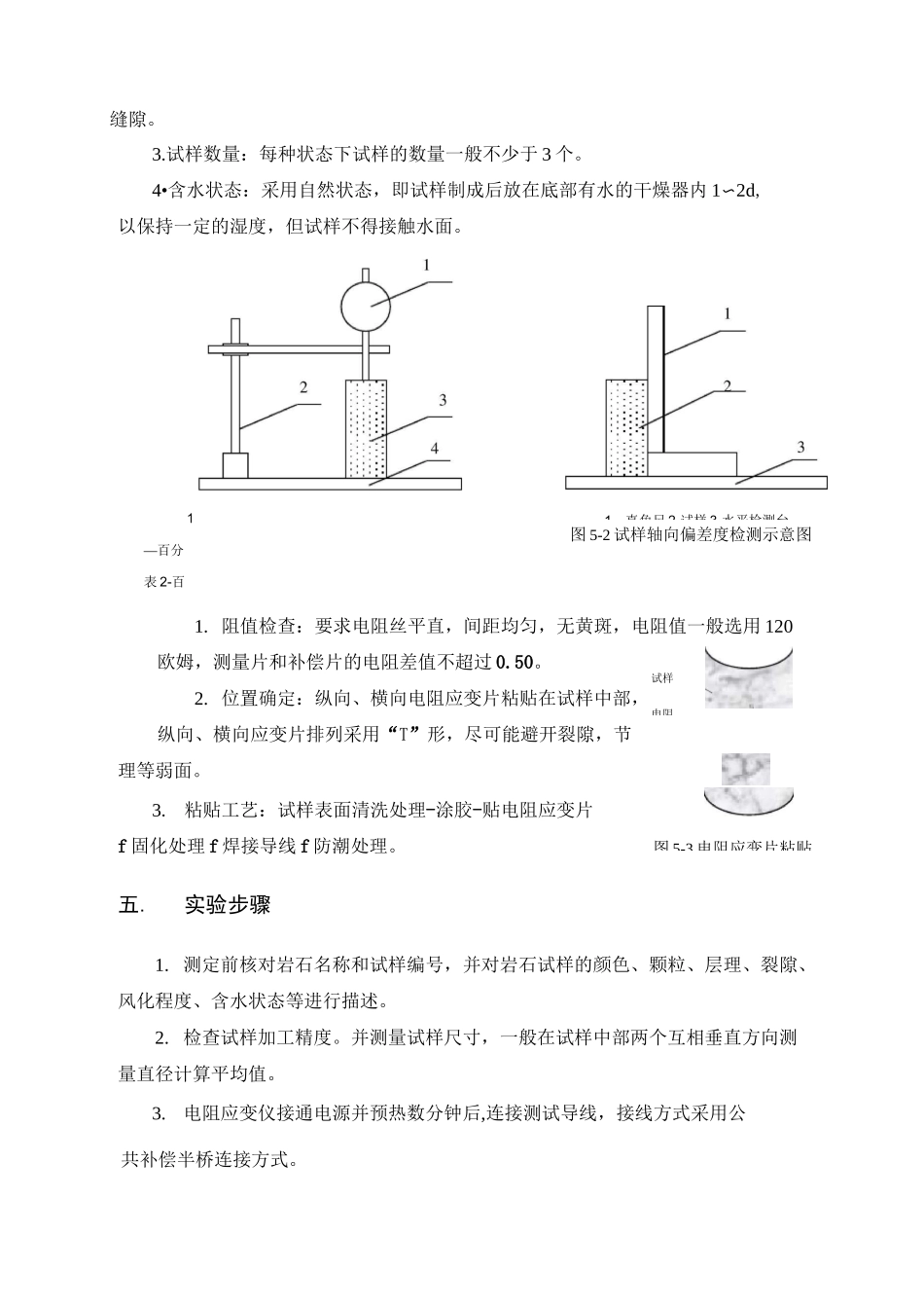 实验五  岩石单轴压缩实验(DOC)_第2页