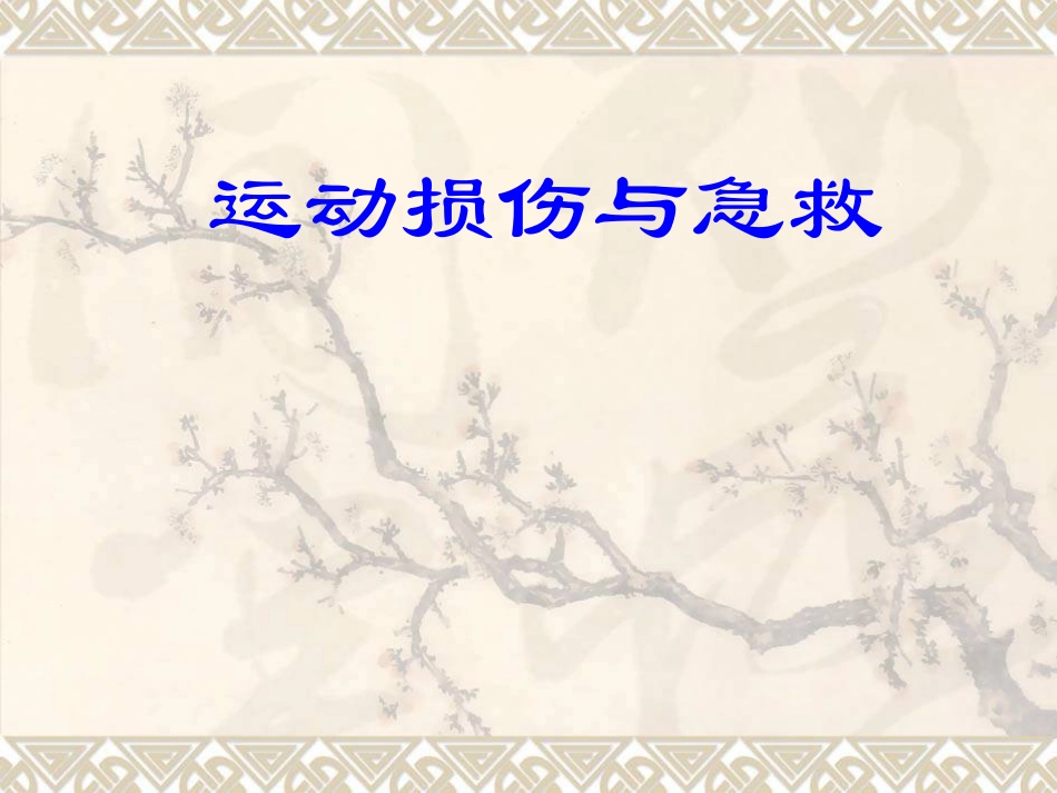 日常运动损伤的处理-(2)_第1页