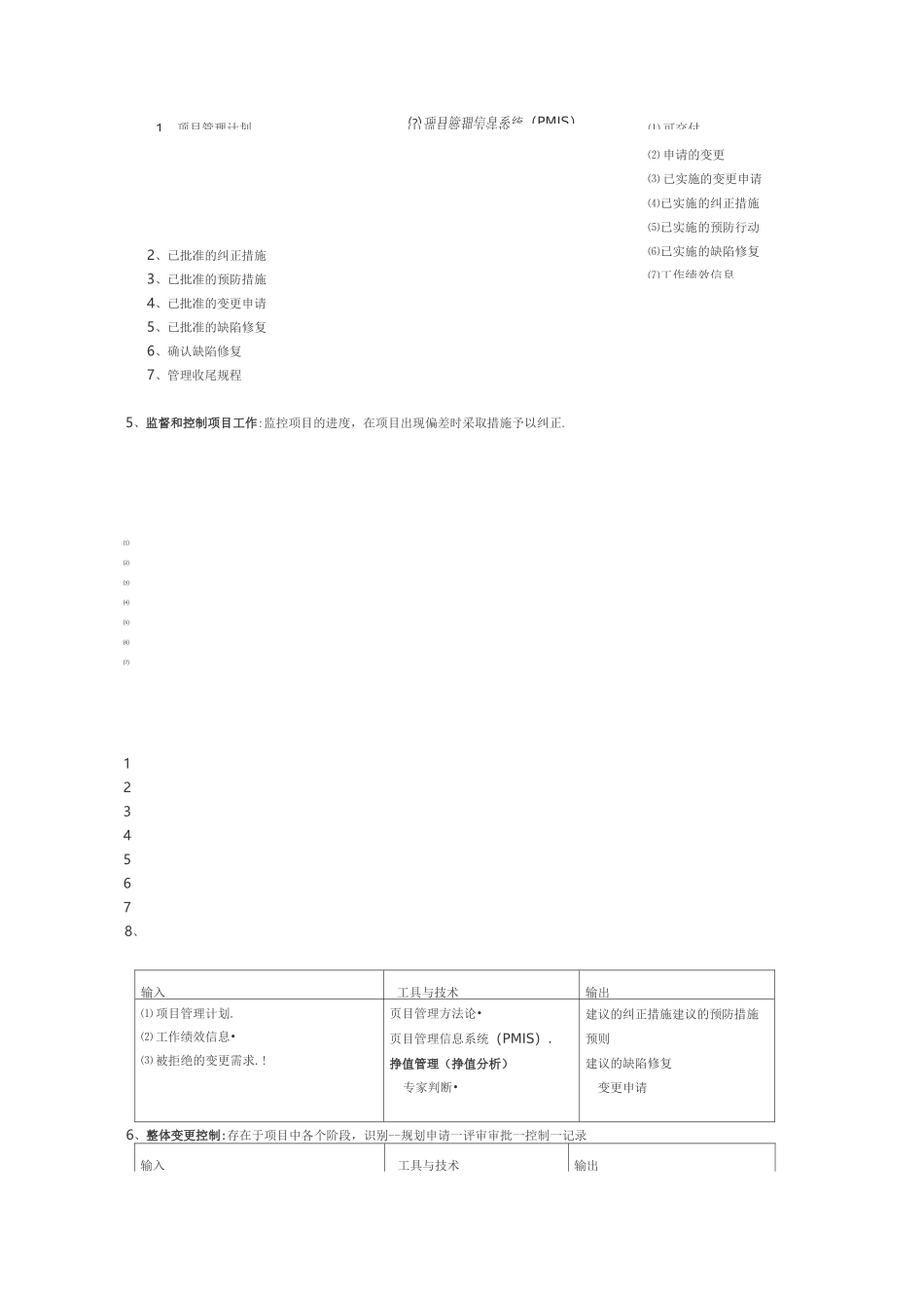 信息系统项目管理九大知识体系_第2页