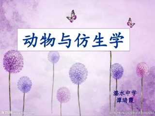科学·技术·社会-动物与仿生