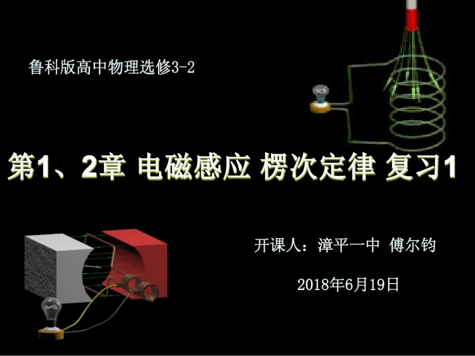 专题探究电磁感应的实验与调研_第1页