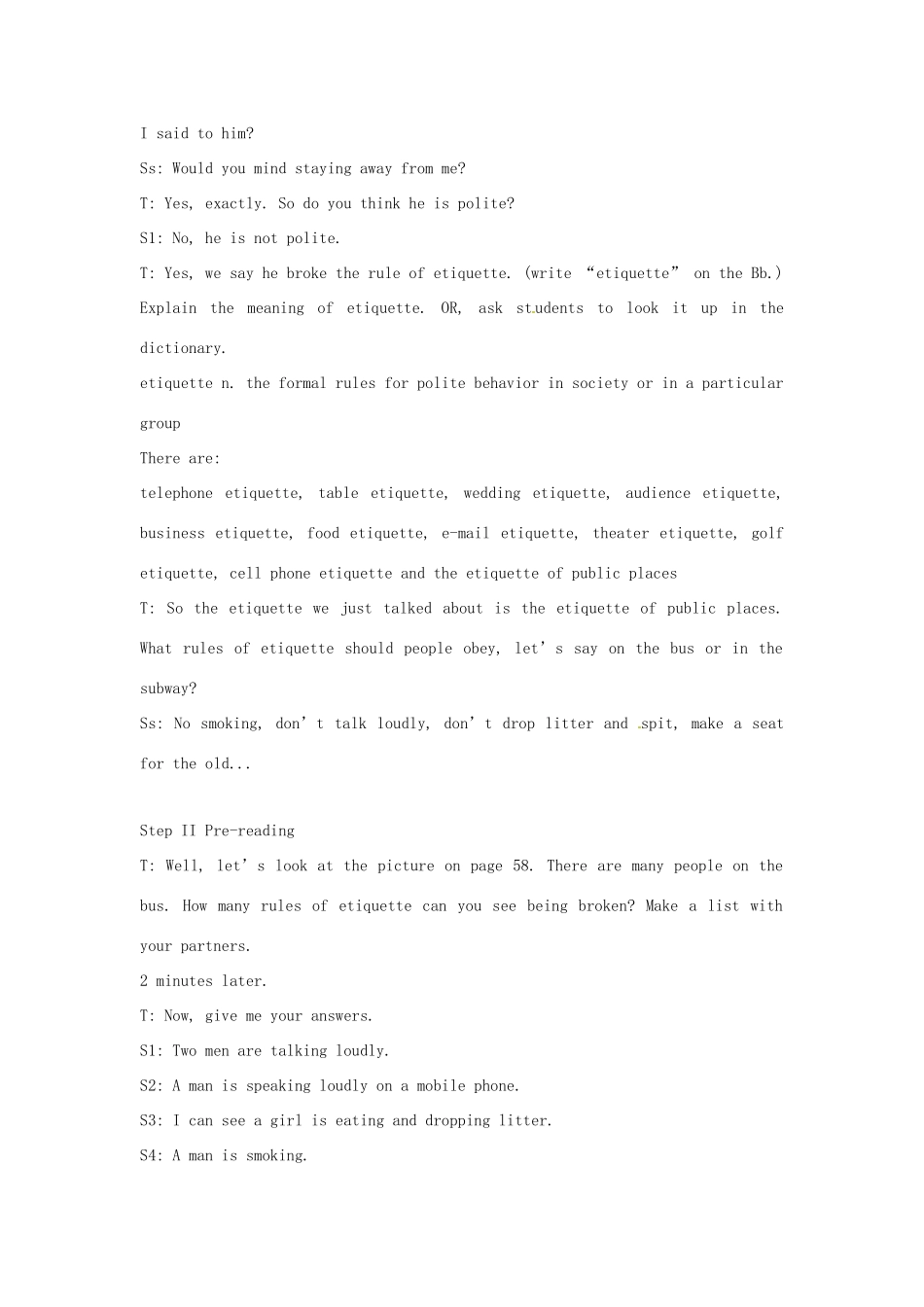 安徽省滁州二中八年级英语上册 Unit 6 Period 5 Extensive reading教案 人教新目标版_第2页