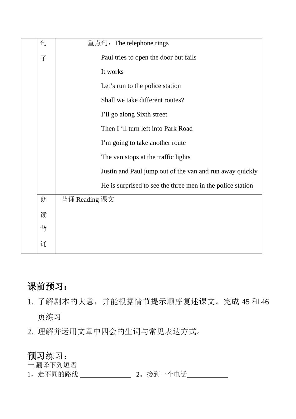 七年级英语Unit3 Finding your way Reading 1牛津版_第2页