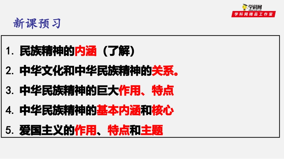专题7.1-永恒的中华民族精神(讲)-2019-2020学年上学期高二政治同步精品课堂(人教版必修3)_第3页