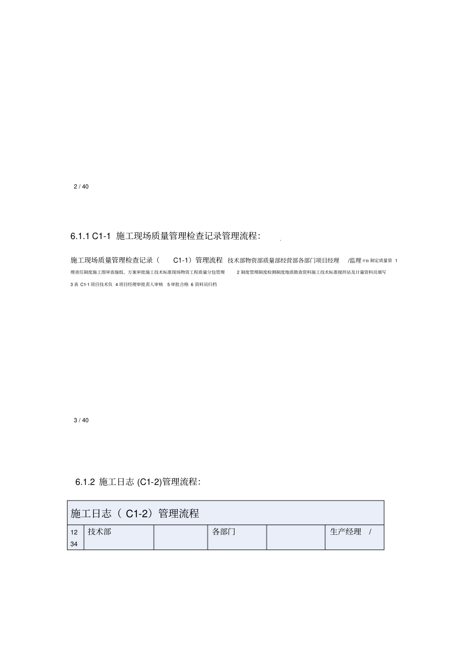 xxx工程施工资料管理方案--参考版_第3页