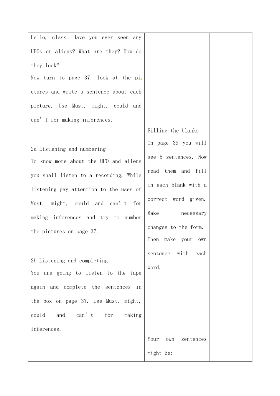 吉林省四平市第十七中学九年级英语全册《Unit 5 It must beiong to Carla》（第6课时）教案 人教新目标版_第2页