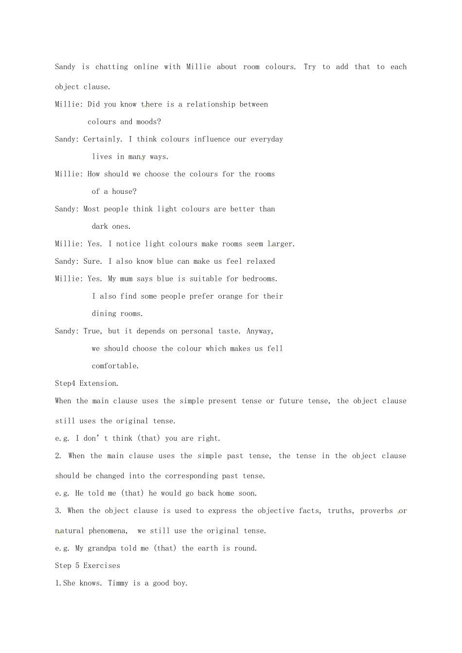 九年级英语上册《Unit 2 Colour Grammar》教案 （新版）牛津版-（新版）牛津版初中九年级上册英语教案_第2页