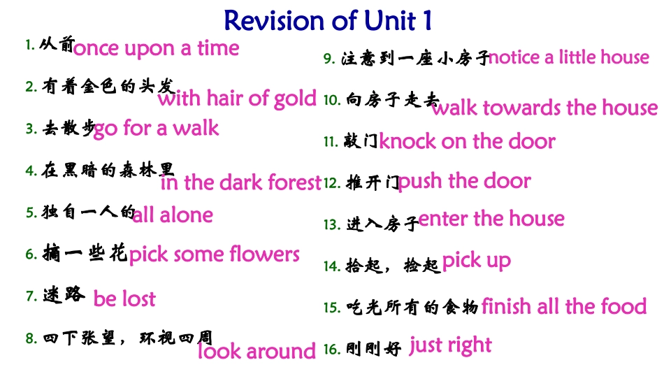 Unit2Goldilocksrushedoutofthehouse._第3页