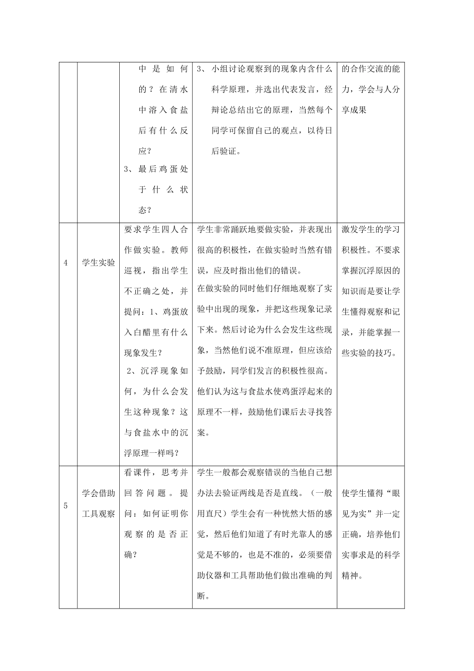 七年级科学上册《实验和观察》教案7 浙教版_第3页