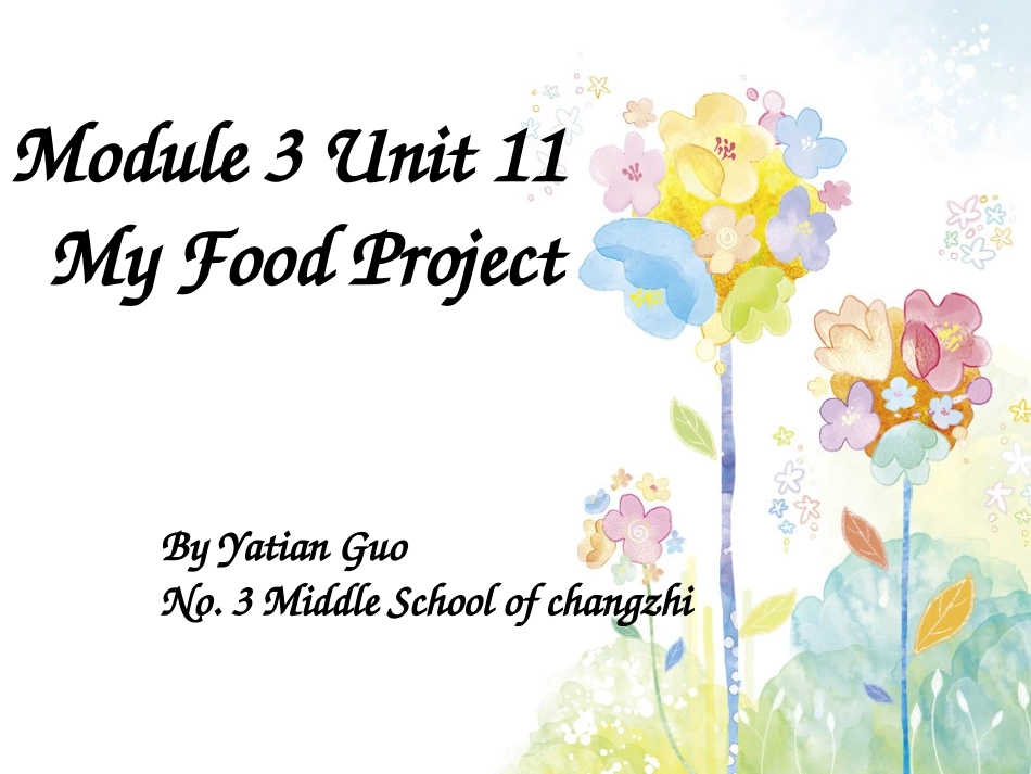 Unit11Myfoodproject_第2页