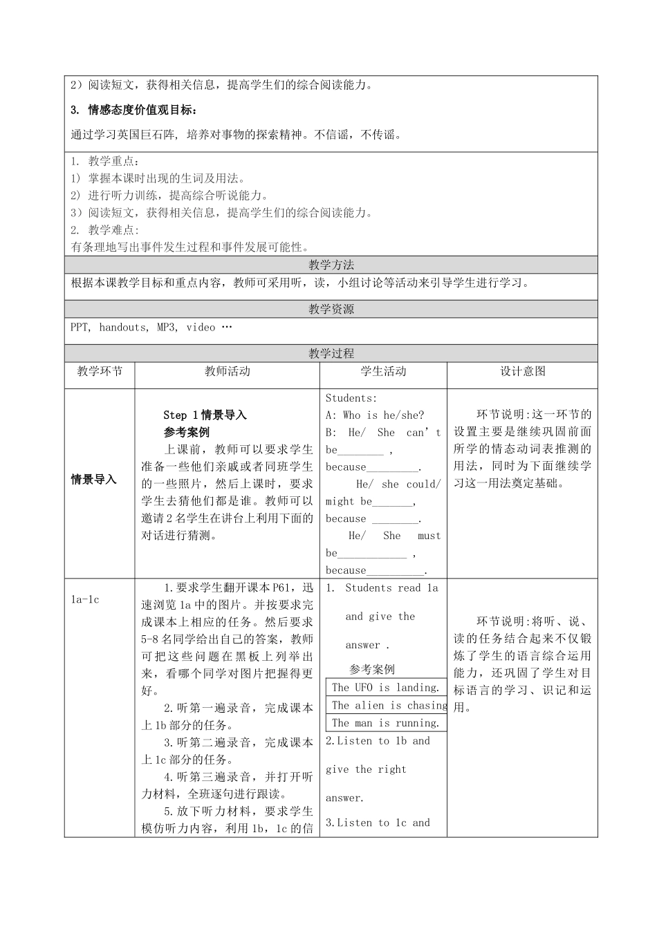 九年级英语全册 Unit 8 It must belong to Carla Section B教学设计 （新版）人教新目标版-（新版）人教新目标版初中九年级全册英语教案_第2页