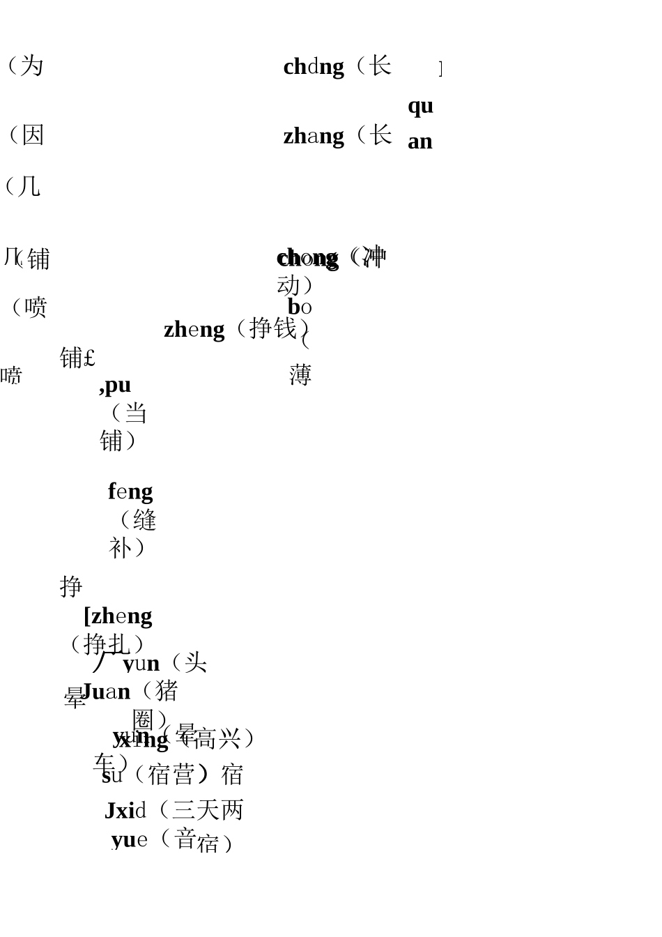 六年级上册语文多音字_第2页