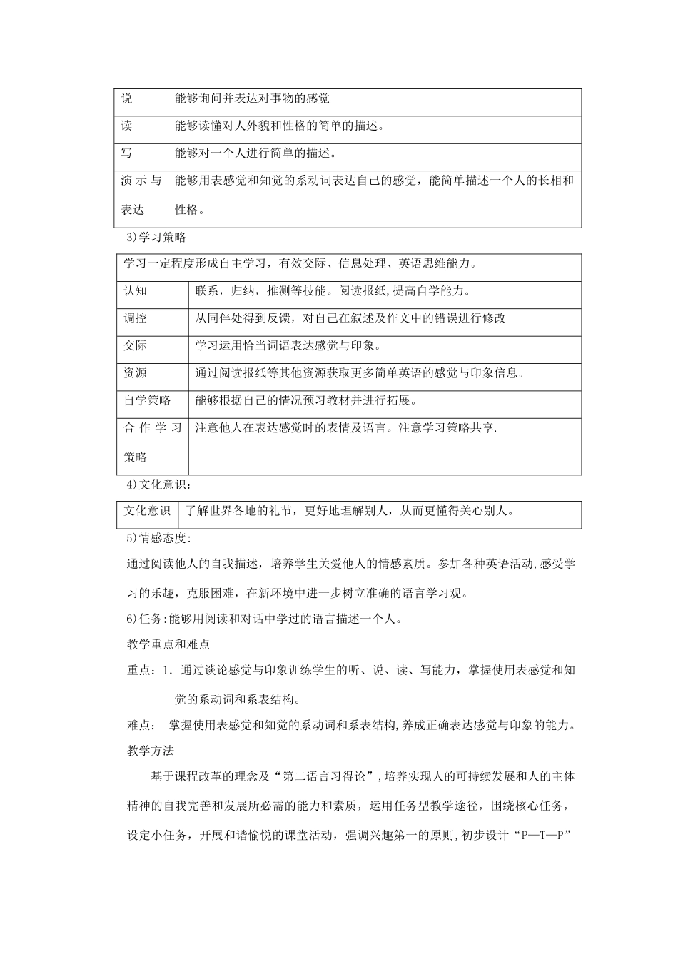 八年级英语MODULE 7 Feelings and impressions外研版_第2页