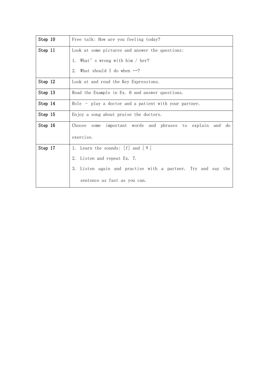 北京市大兴区魏善庄中学八年级英语上册 Unit 4 Fact and Story Lesson10教案 北师大版_第2页
