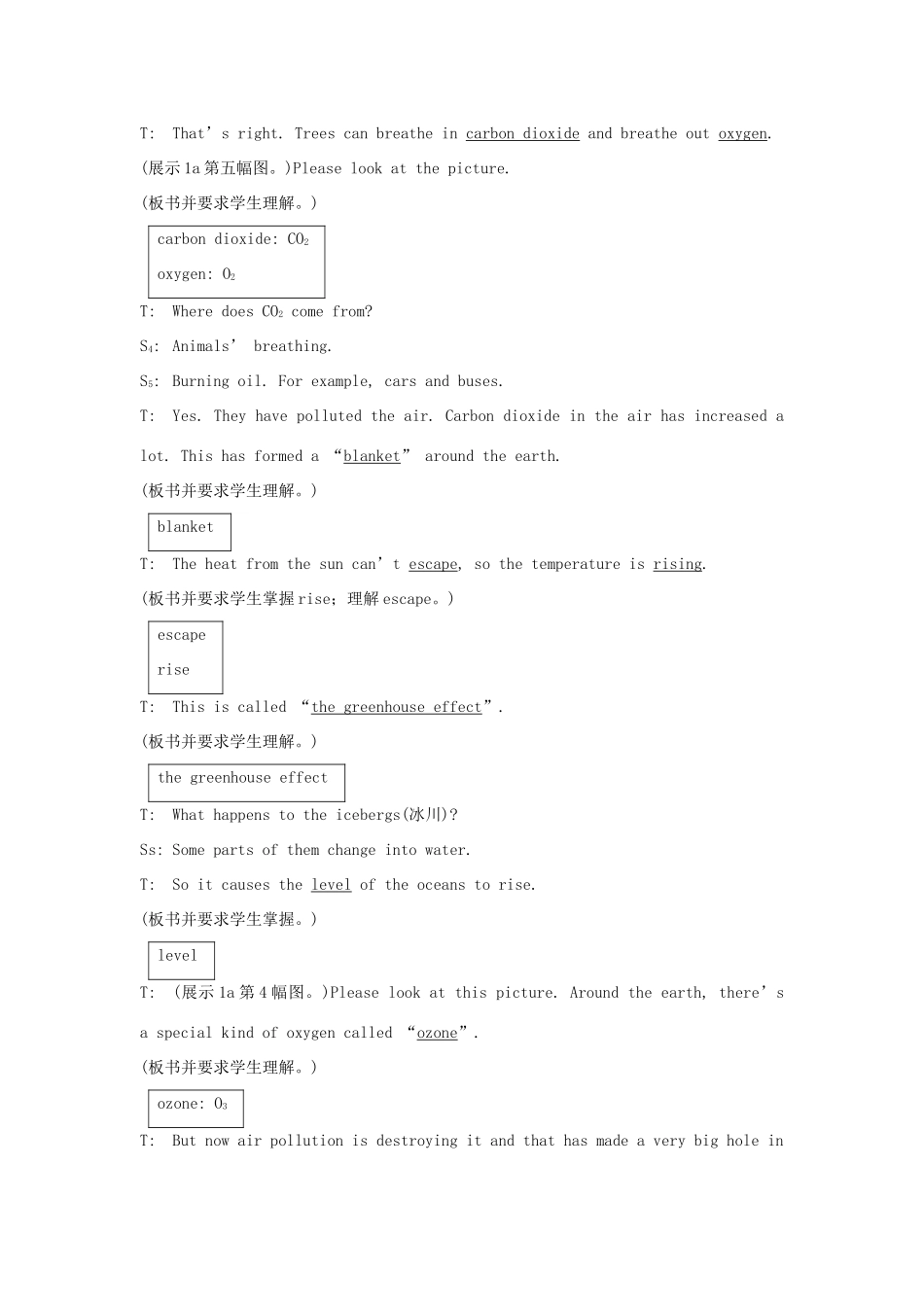 九年级英语上册《Unit 2 Saving the Earth》Topic 2 SectionC 教案 仁爱版_第3页