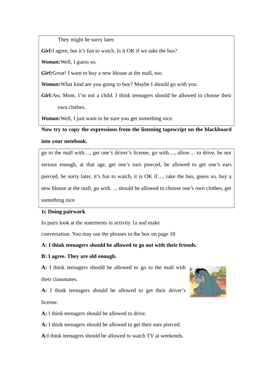 人教新目标九年级英语Unit3 Teenagers should be allowed to choose their own clothes全英精品教案_第3页