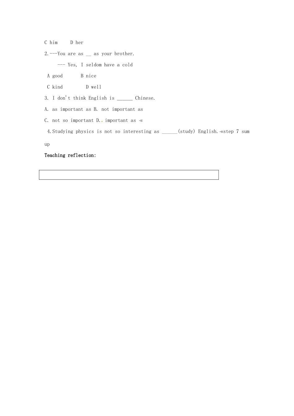 八年级英语上册《Unit 3 A Day out Grammar Ⅰ》教案 （新版）牛津版-（新版）牛津版初中八年级上册英语教案_第3页