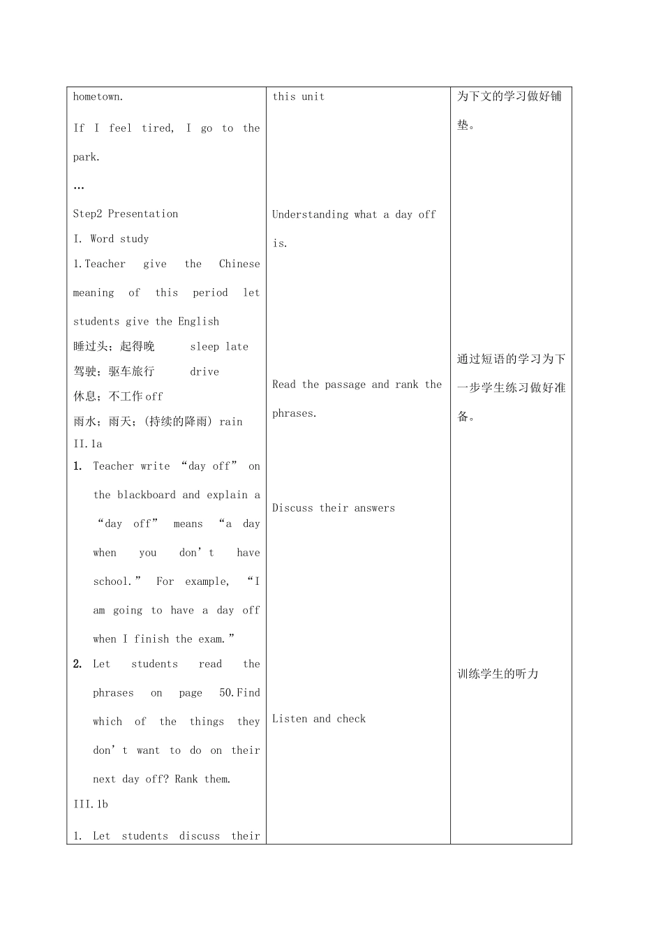 八年级英语上册 Unit 8 How was your school trip示范教案3 人教新目标版_第2页