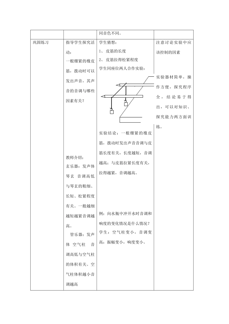 九年级物理 声现象复习教案2 苏科版_第3页