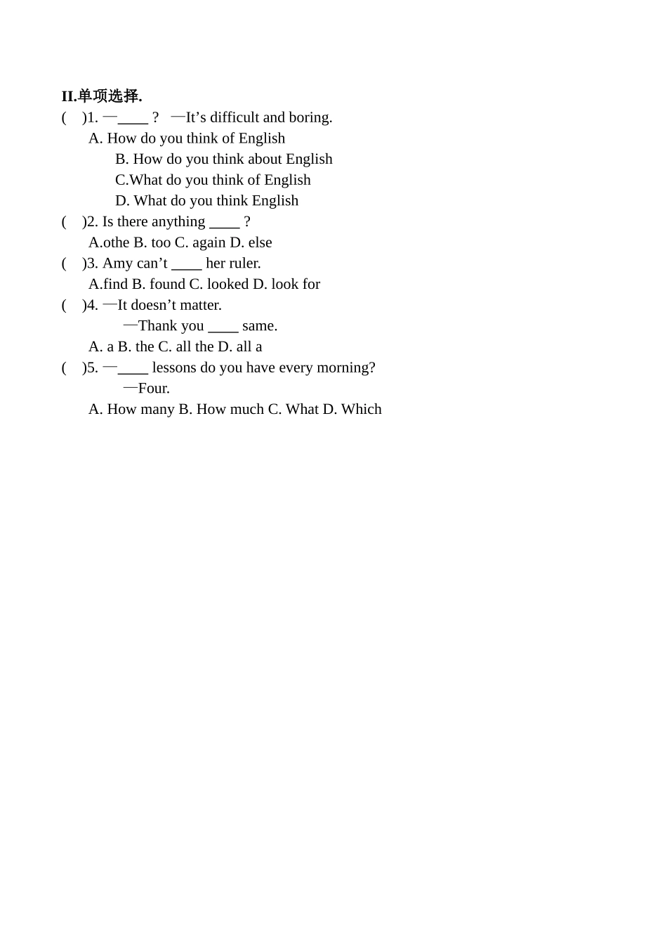 七年级英语Unit5 Topic 3 Section C 1湘教版_第2页