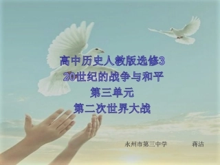 探究活动课一-世界大战的启示—战争给人类带来了什么？