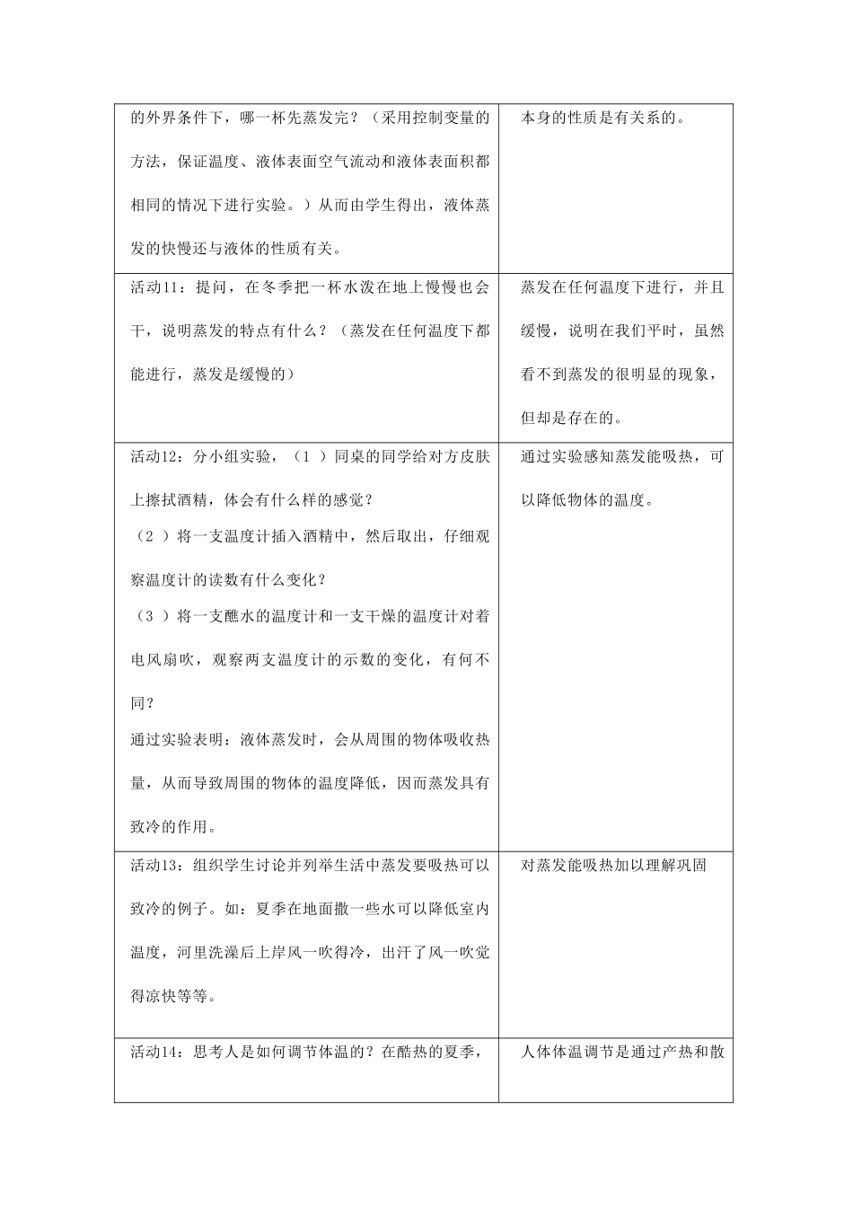 七年级科学上册《汽化与液化》教案3 浙教版_第3页