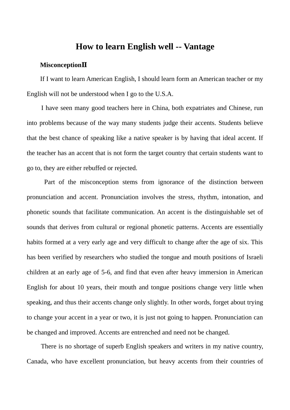 九年级英语Unit 1 How do you study for a test文章 How to learn English well 2新人教版_第1页