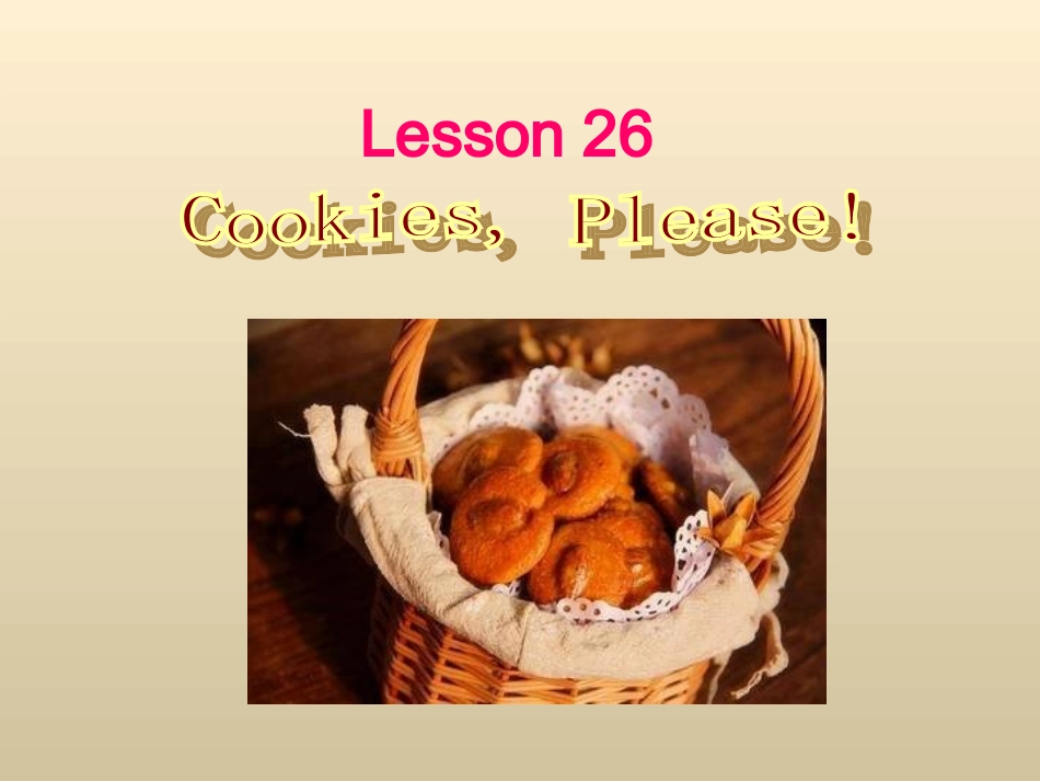 Lesson26Cookies-Please!_第2页