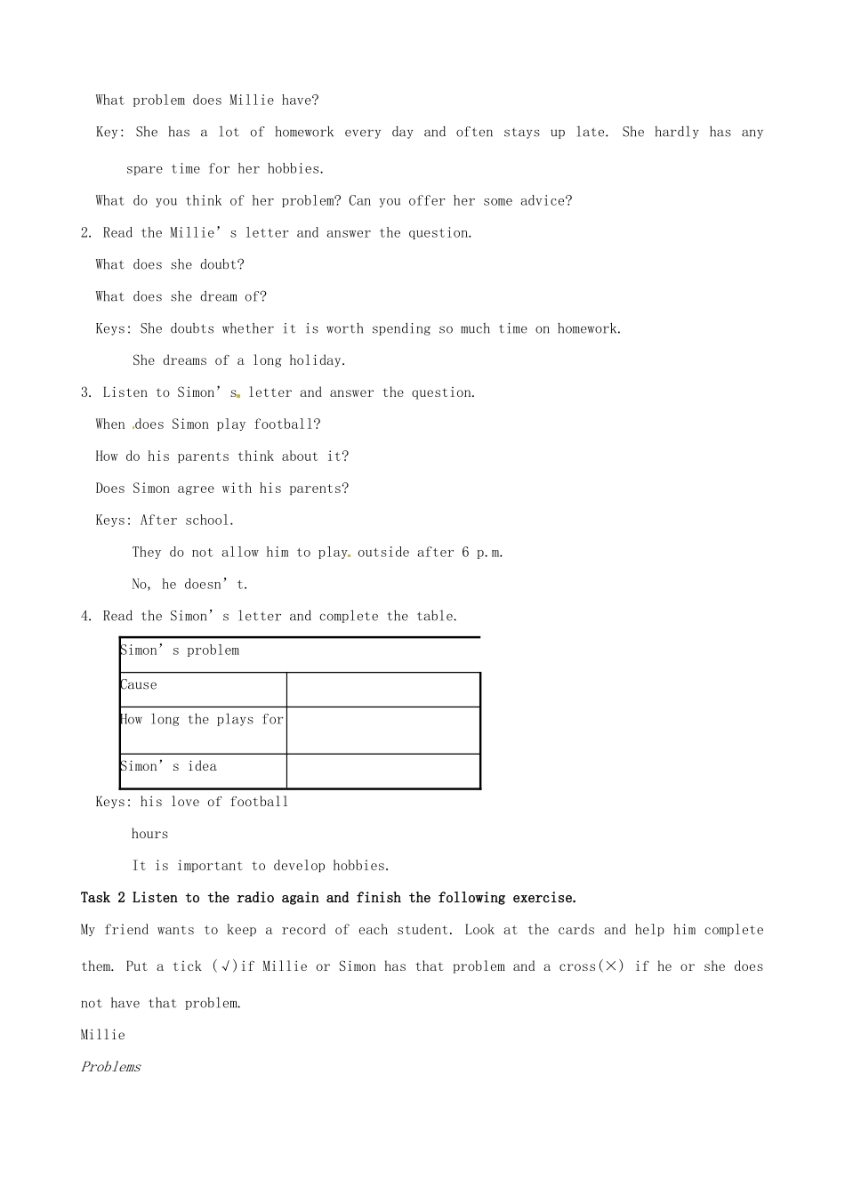 九年级英语上册《Unit 3 Teenage problems》Reading I教案 （新版）牛津版-（新版）牛津版初中九年级上册英语教案_第3页