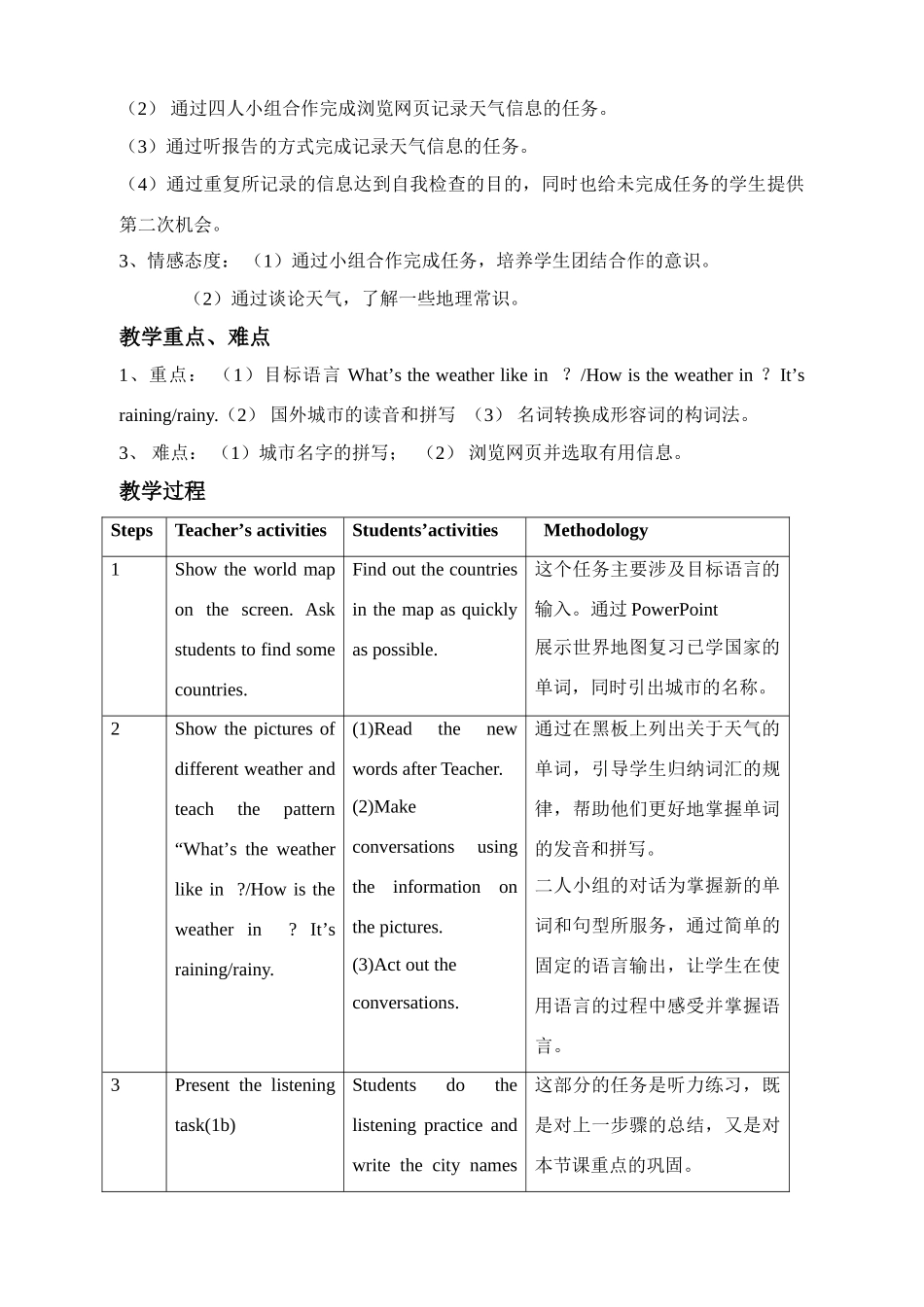 七年级英语在任务型教学中的合作学习教案_第2页