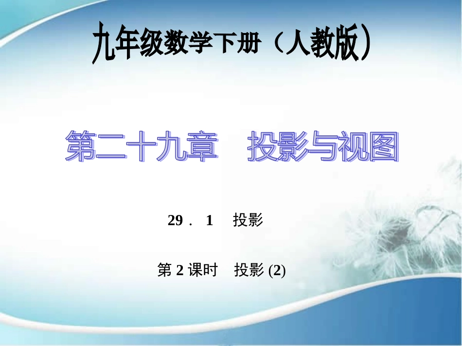 29.1-投影---2_第1页