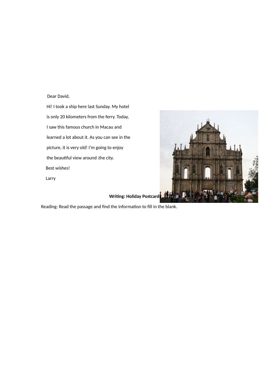 八年级英语下册：Chapter 4 Educational visits（教案）牛津深圳版_第3页