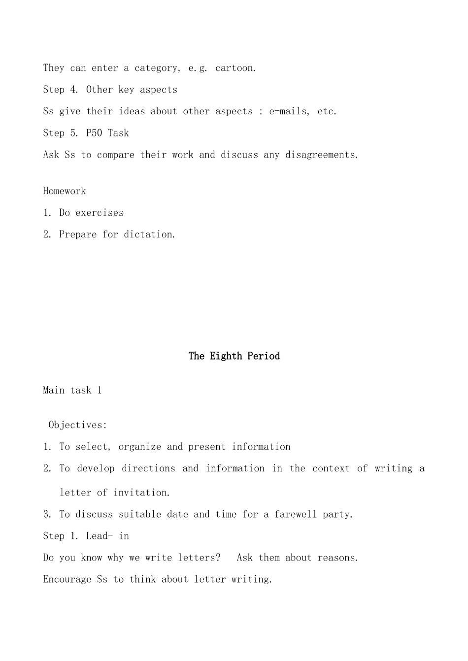 七年级英语下册Unit 3 Finding your way--Period 7-9牛津版_第2页