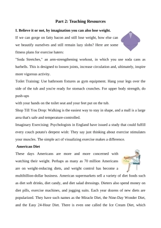 八年级英语Unit2 Background 新课标 人教版