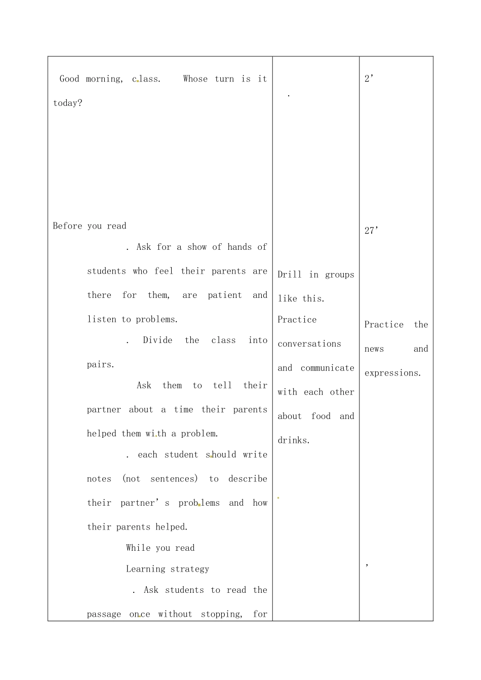 吉林省四平市第十七中学九年级英语全册《Unit 2 I used to be afraid of the dark》（第6课时）教案 人教新目标版_第2页