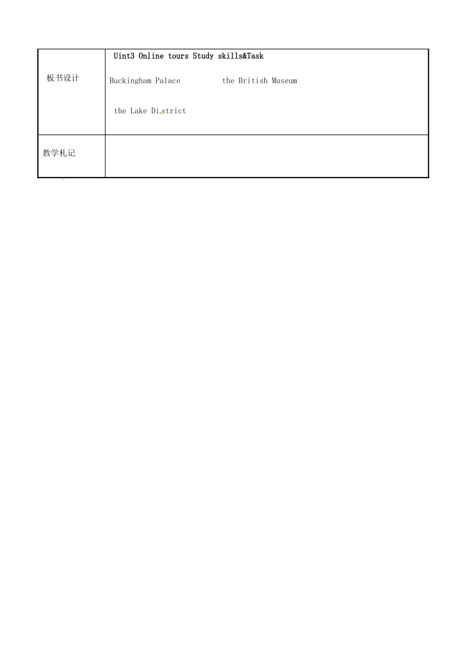 八年级英语下册 Unit 3 Online tours Integrated skills教案 （新版）牛津版-（新版）牛津版初中八年级下册英语教案_第3页