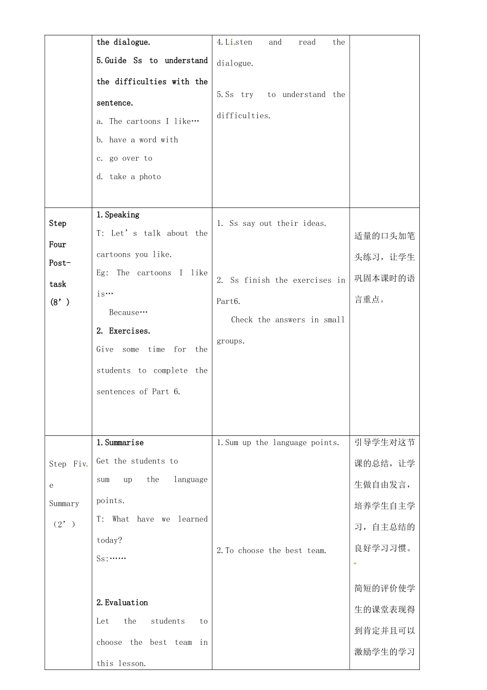 九年级英语上册 Modue 9 Unit 1 We need someone like Superman who can save Tony教案 外研版-外研版初中九年级上册英语教案_第3页