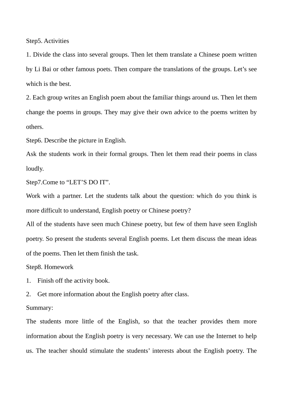 九年级英语下册Unit1 You Can Write Poetry Lesson1 Poetry，Please冀教版_第3页