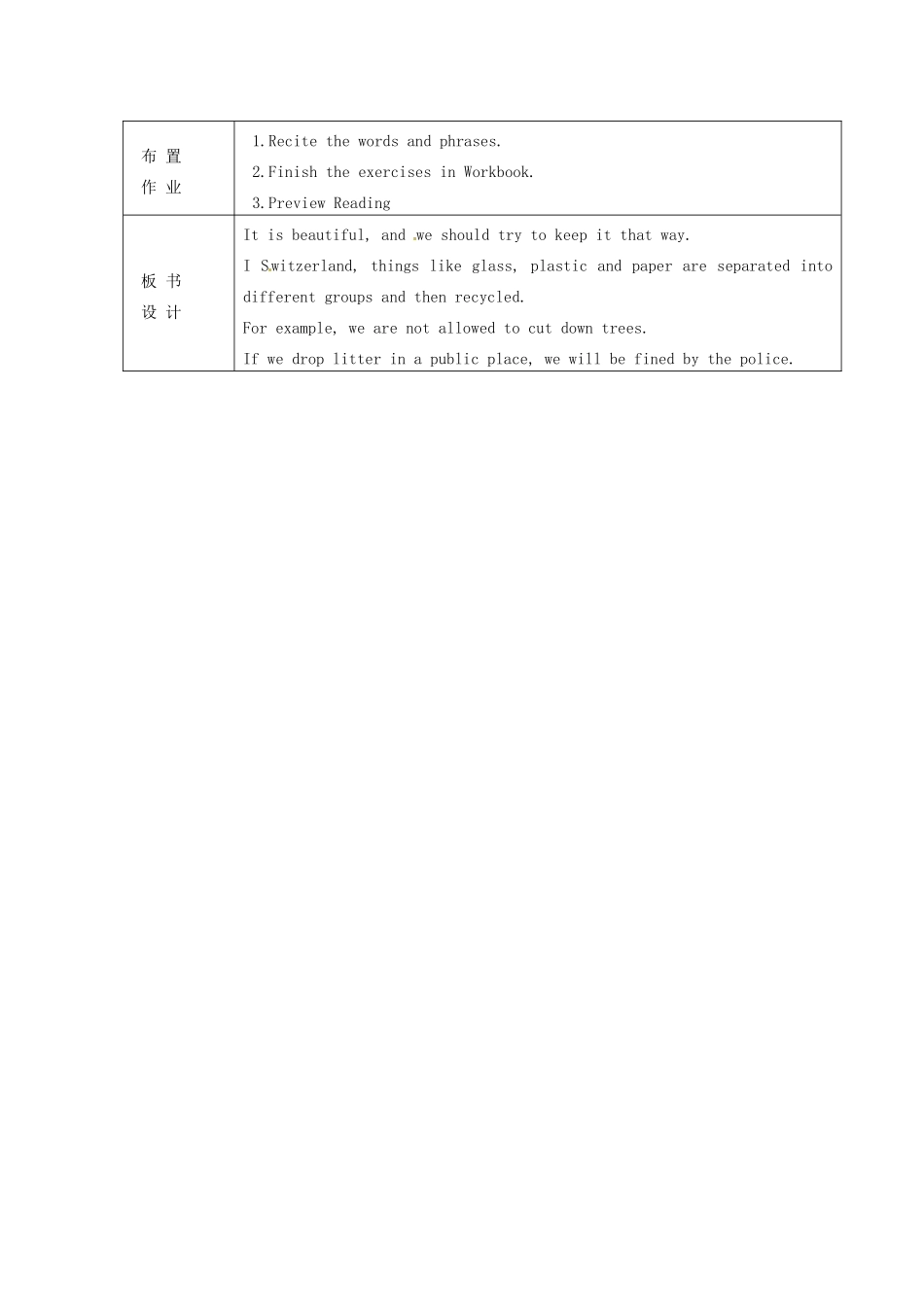 八年级英语下册《Unit 8 A green world Reading I》教案 （新版）牛津版-（新版）牛津版初中八年级下册英语教案_第3页